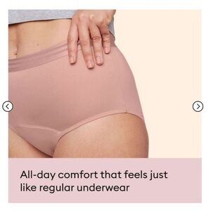 NEW! Think For All Leaks  Reusable Bladder Leak Underwear Various Sizes